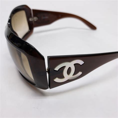 chanel oversize sunglasses|chanel sunglasses with on top.